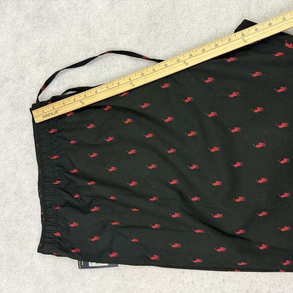 Polo Ralph Lauren Black Red Pony All Over Sleepwear Pajama Pants Size 4X NWT - Picture 6 of 14